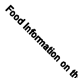 Food Information on the Internet: An Essential Guide by 